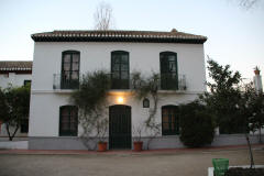 Casa de Federico García Lorca en Granada con la luz dada